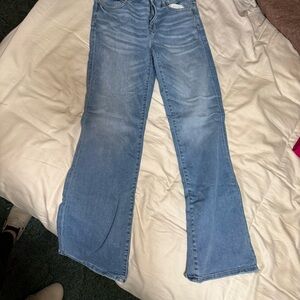 American Eagle Outfitters Light Blue Straight Leg Jeans